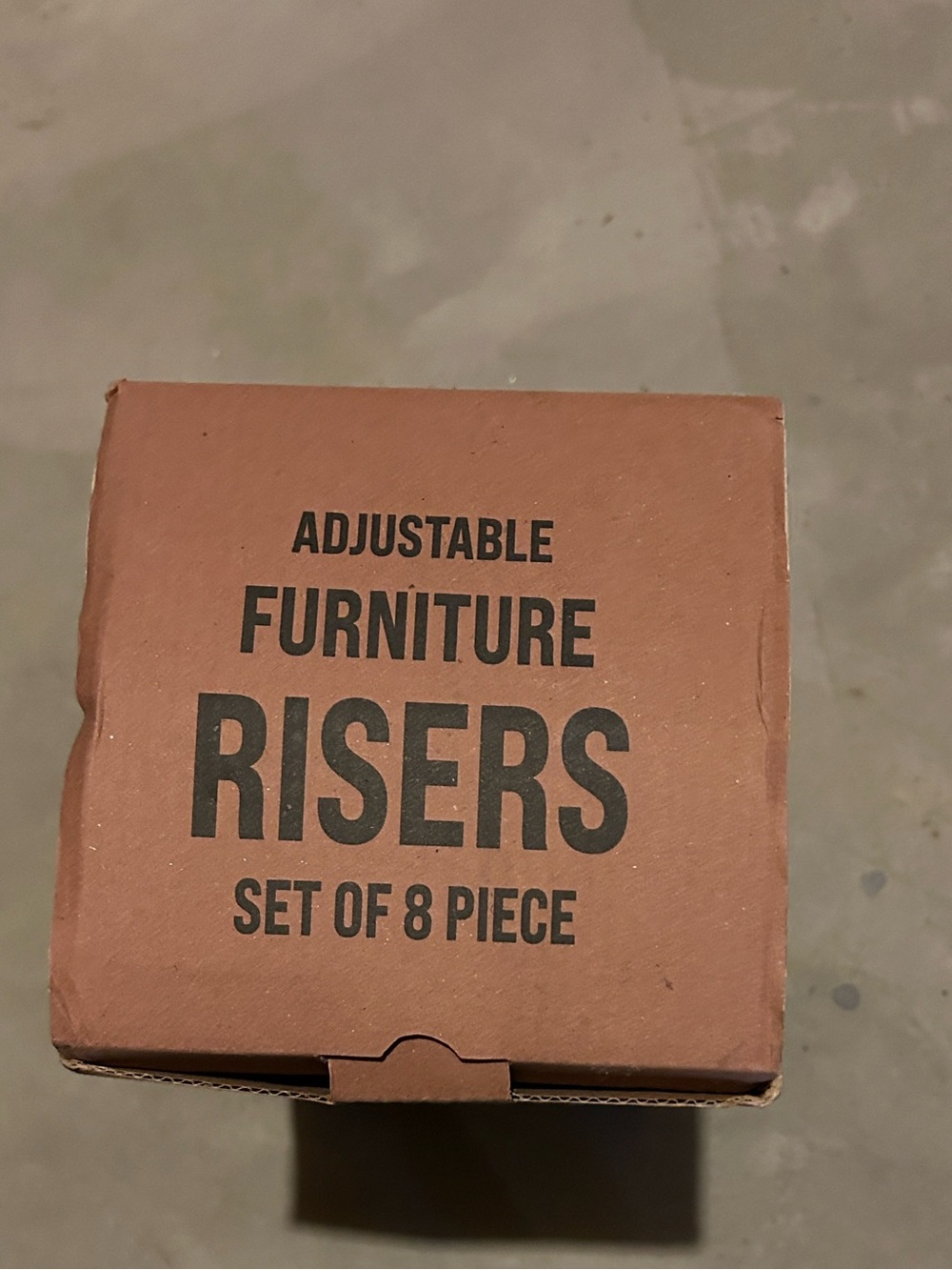 Nwt 8 piece furniture risers adjustable